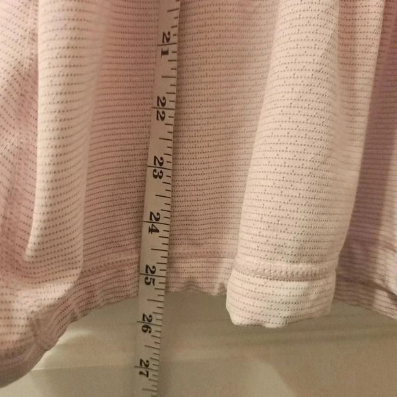 Zella Racer Back Mesh Tank Top Build In Bra Pink Grey Size M #F182 - Picture 4 of 5